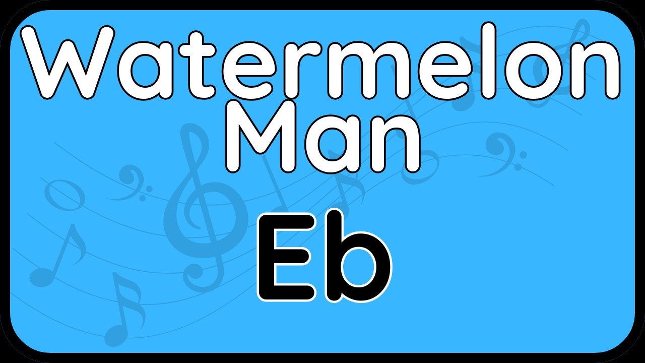 Watermelon Man · Backing Track (Eb Version) for Alto Sax & Baritone Sax