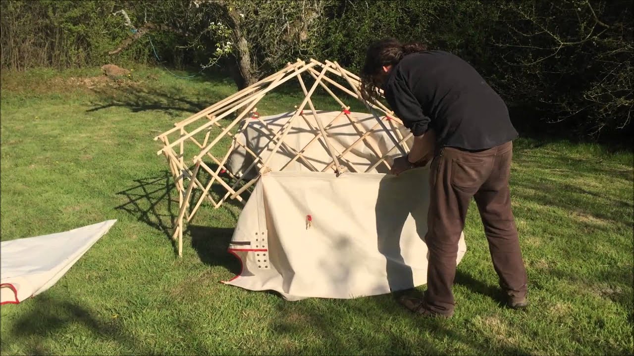 The Pop Up Yurt!