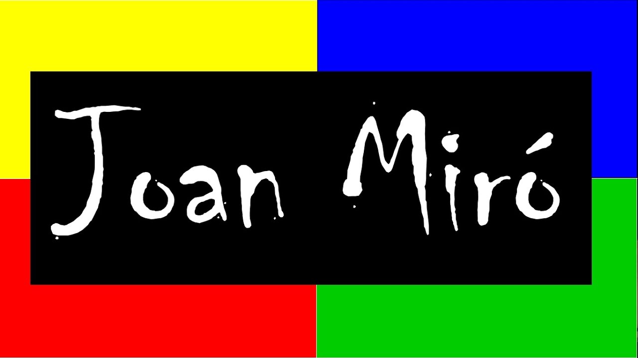 Joan Miró - Breve biografía.
