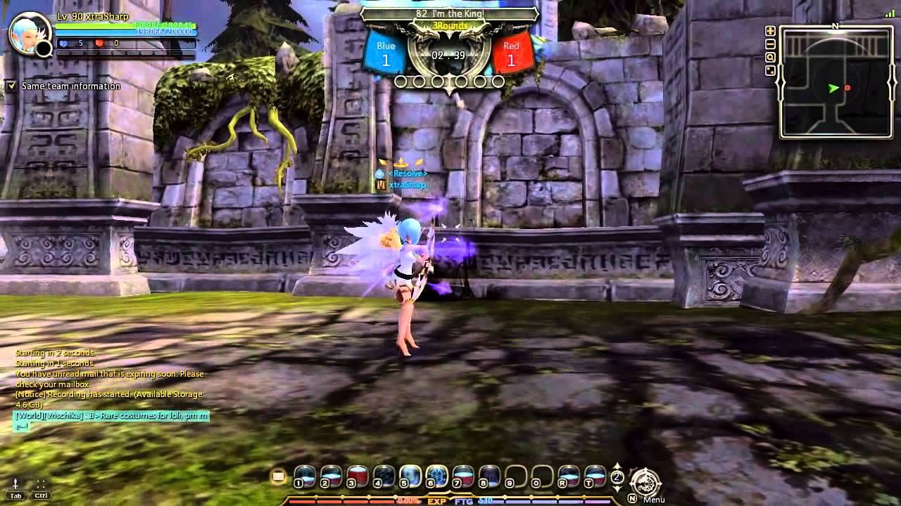Dragon nest PvP [90 cap] - Sniper pvp mix