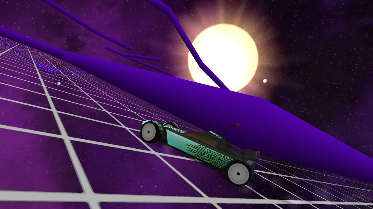 RVGL. Road In Space 2: Lego by Saffron. 900m, 3 laps. Car DLE Prototype