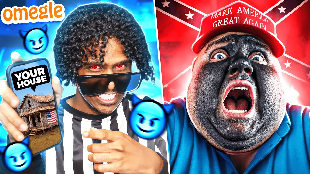 BLACK GUY HUMBLES RÀCISTS ON OMEGLE! (found his house)