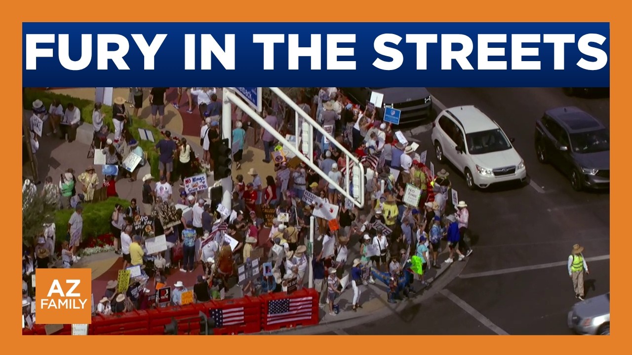No Kings protests spread across Phoenix, US and the world