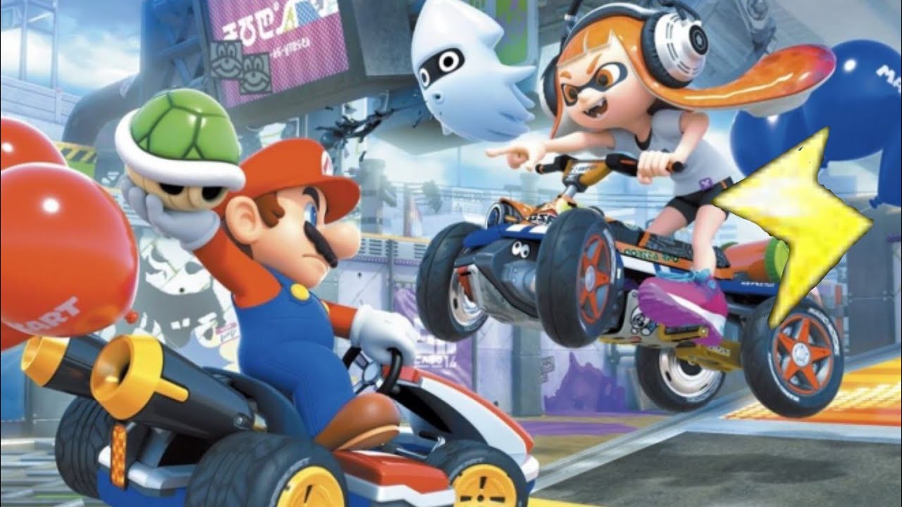 Carrera solo con rayos Mario Kart 8 Deluxe 