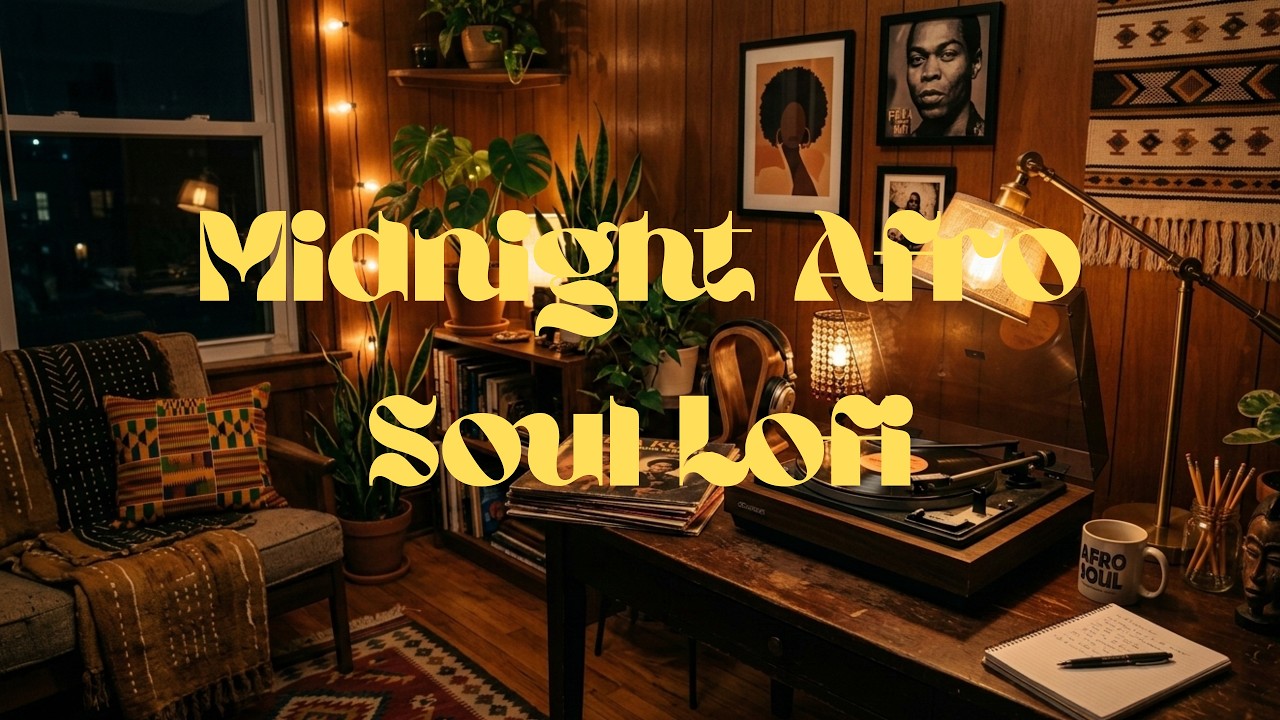 Midnight Afro Soul Lofi 🌙 | Deep Focus & Chill Study Beats