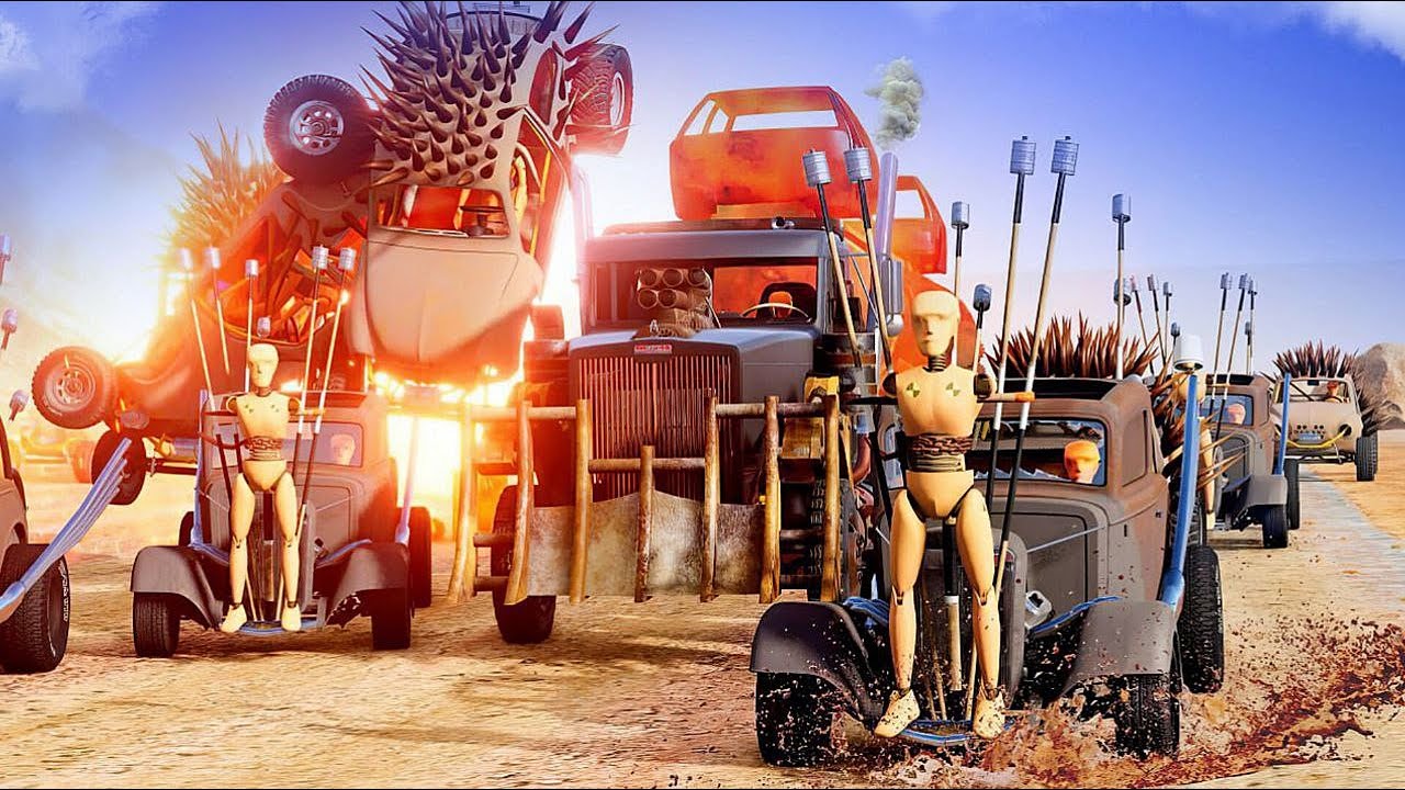 🚗💥 Mad Max in BeamNG.drive – Insane Crashes, Explosions & High-Speed Chases! 🔥