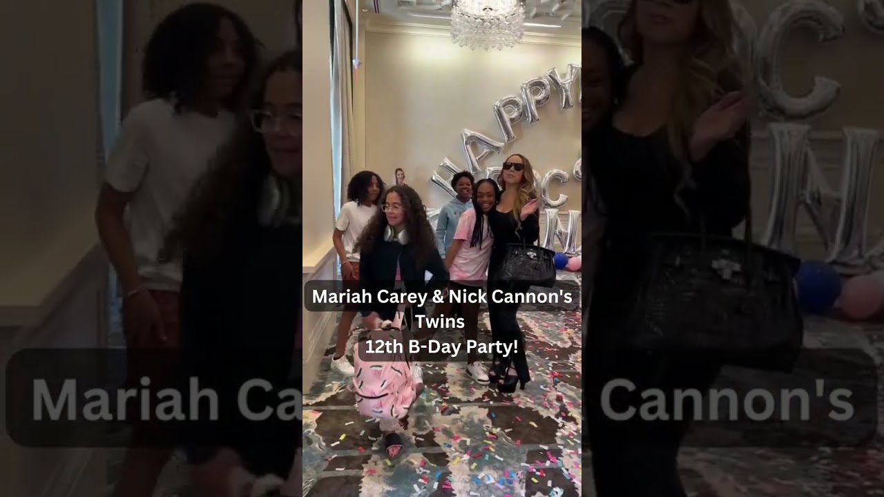 Mariah Carey and Nick Cannon's Twins Turn 12! 🎊 SURPRISE Party + Day w/Dad At Amusement Park 🎢