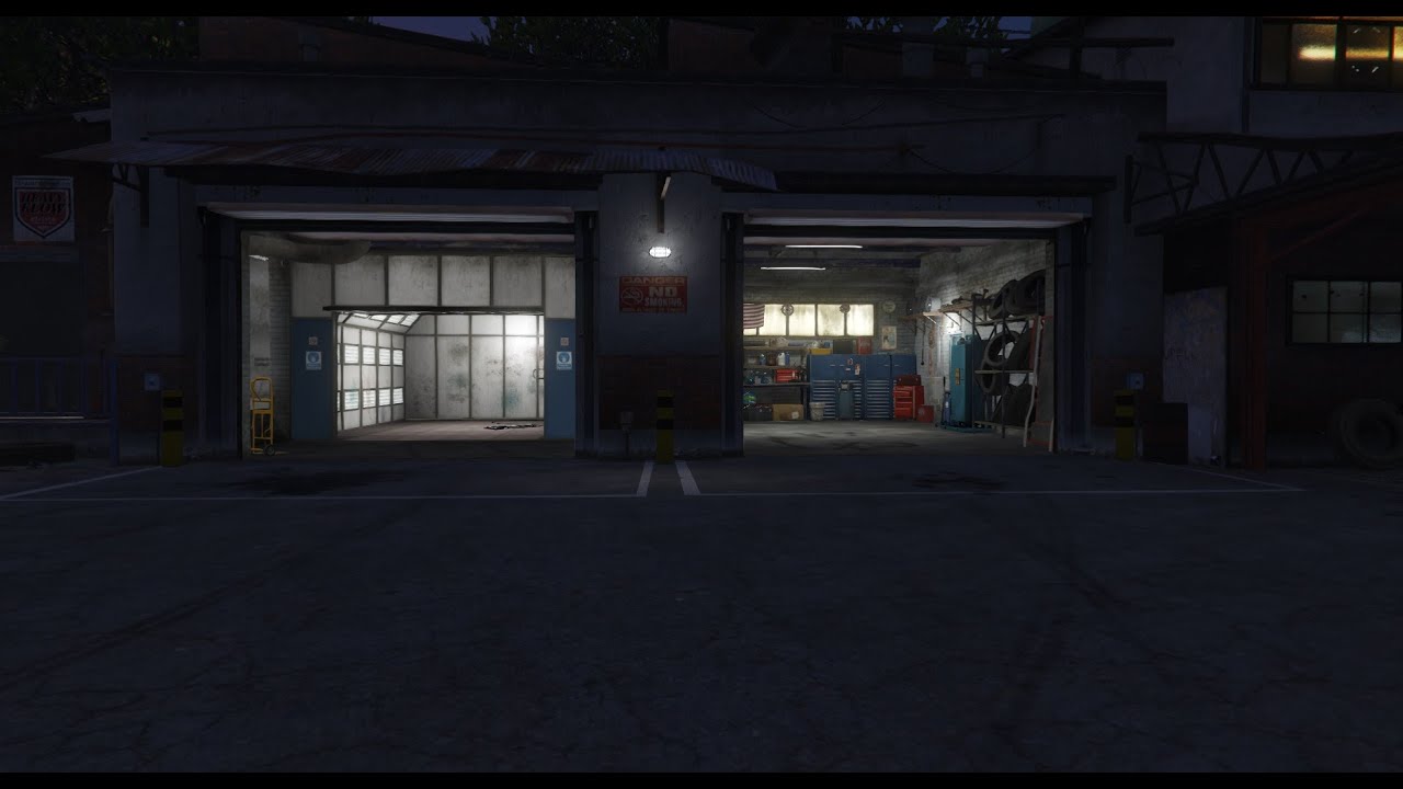 GTA V Interior: Biker Garage