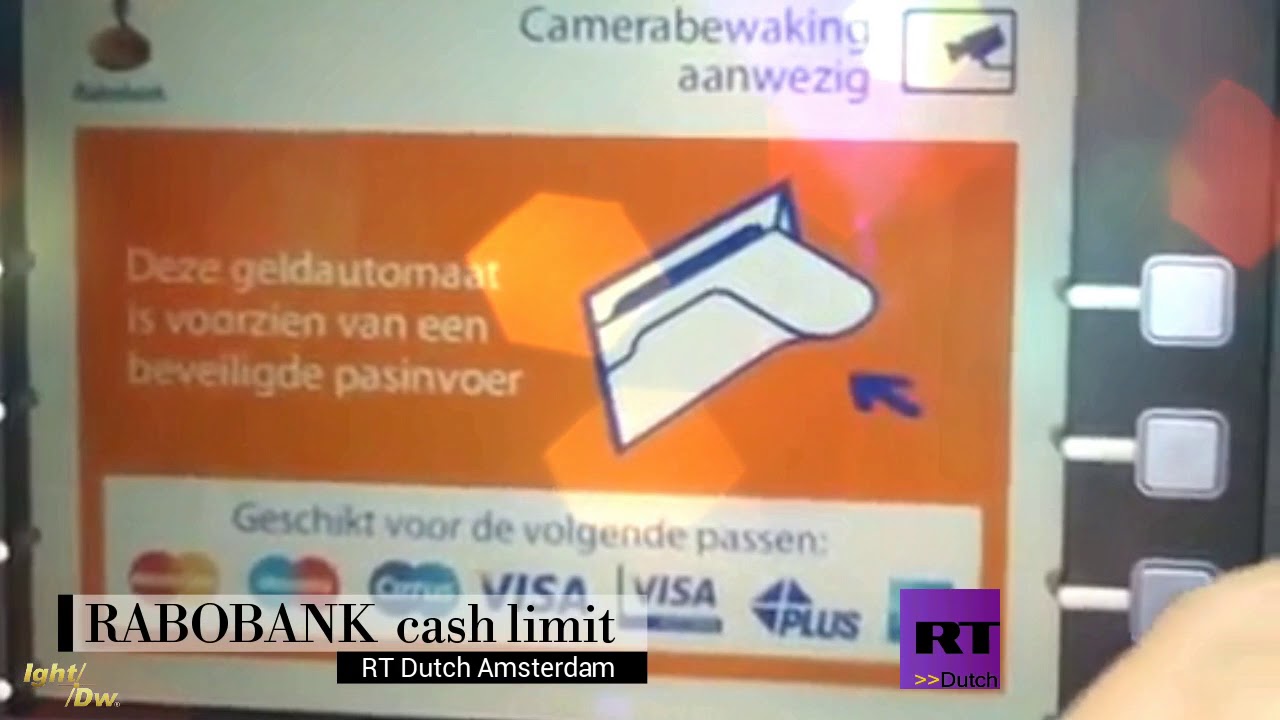 RT Dutch - Rabobank pin limit