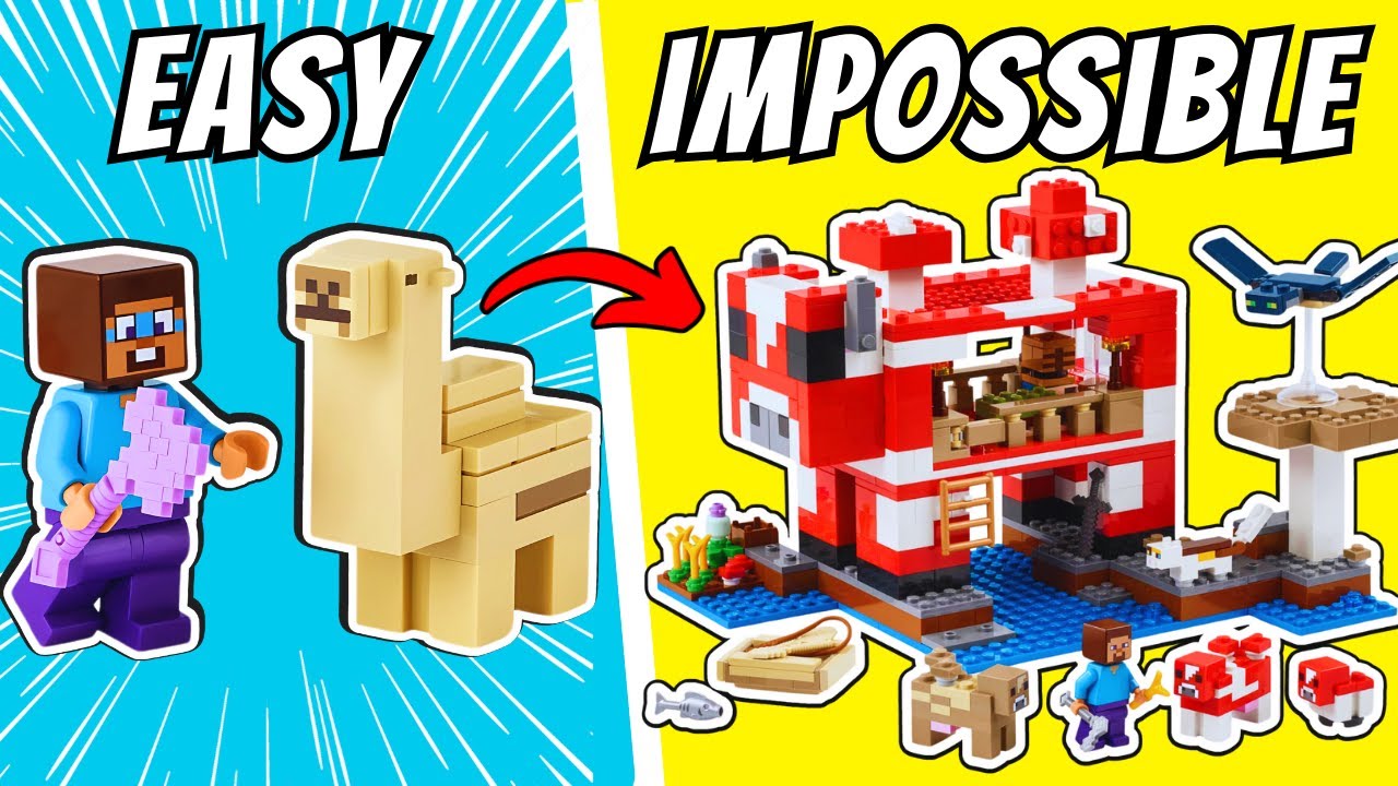 Lego Minecraft *БЕЗ ИНСТРУКЦИЙ* Испытание! (Провалено...)