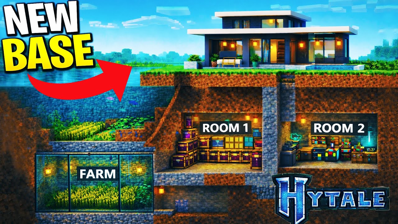 Как сделать свою базу потрясающей в Hytale! Руководство по строительству в Hytale (советы и хитро...