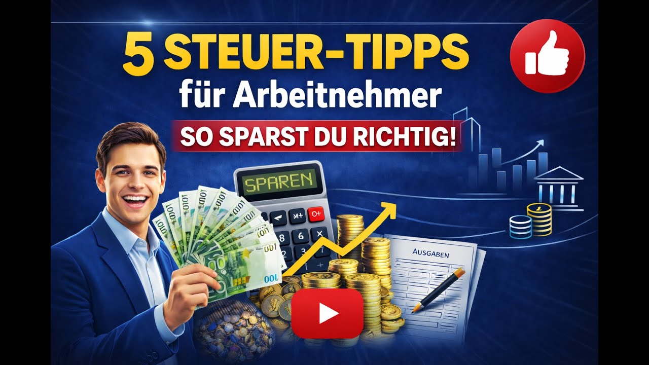 Steuern sparen als Arbeitnehmer – 5 Tipps, die dir wirklich Geld bringen!