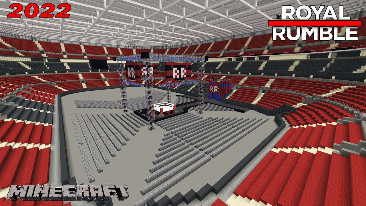 MINECRAFT WWE ROYAL RUMBLE 2022 STAGE HD