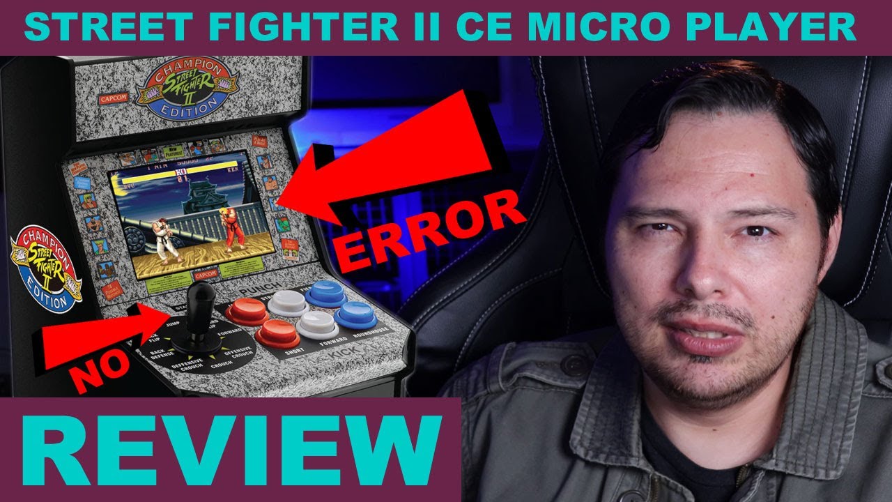 ¡Tan caro y con tantas fallas!  Street Fighter II Champion Edition Micro Player de My Arcade (2020)