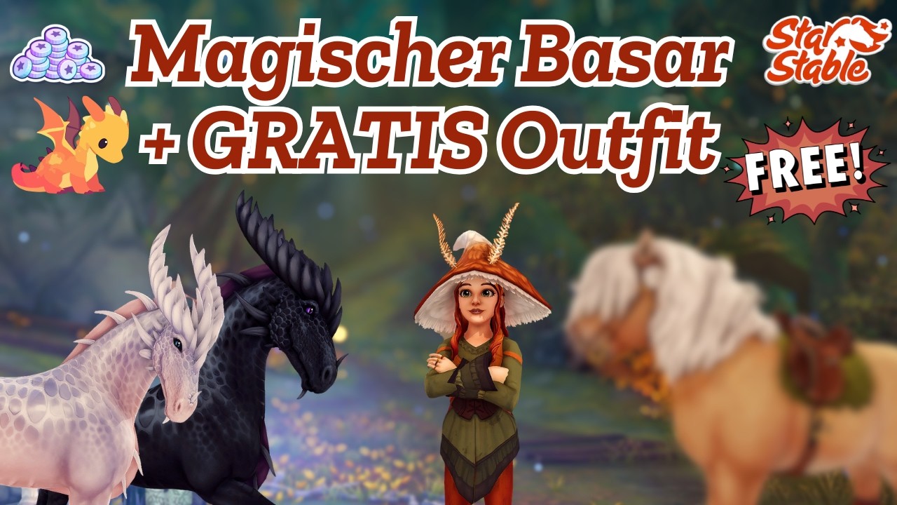 SSO 🐴 2 MAGISCHE PFERDE VOM BASAR 💸 + GRATIS Hexenoutfit 😍🧙‍♀️