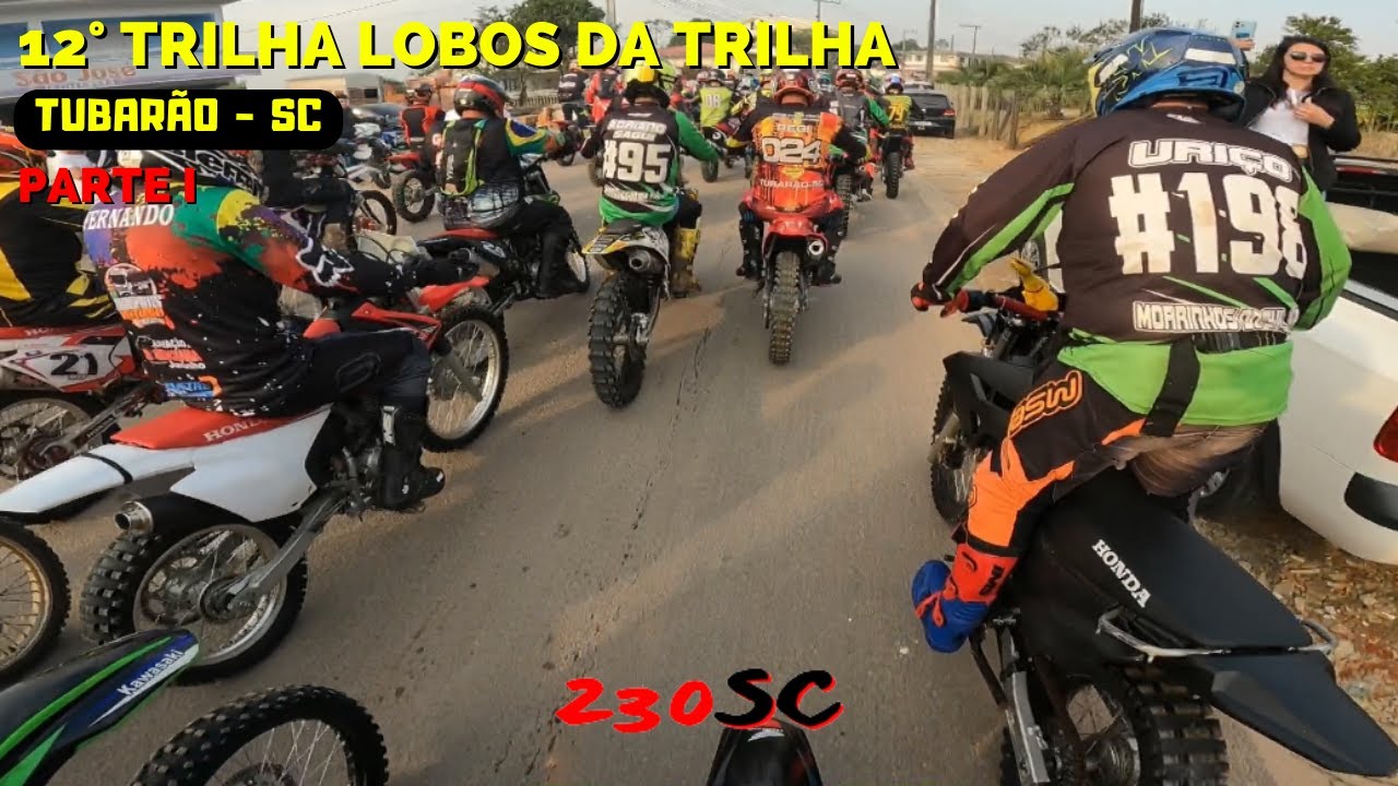 12° TRILHA LOBOS DA TRILHA - PARTE I - TUBARÃO / SC - Trilhão bem aberto, para enrolar o cabo!