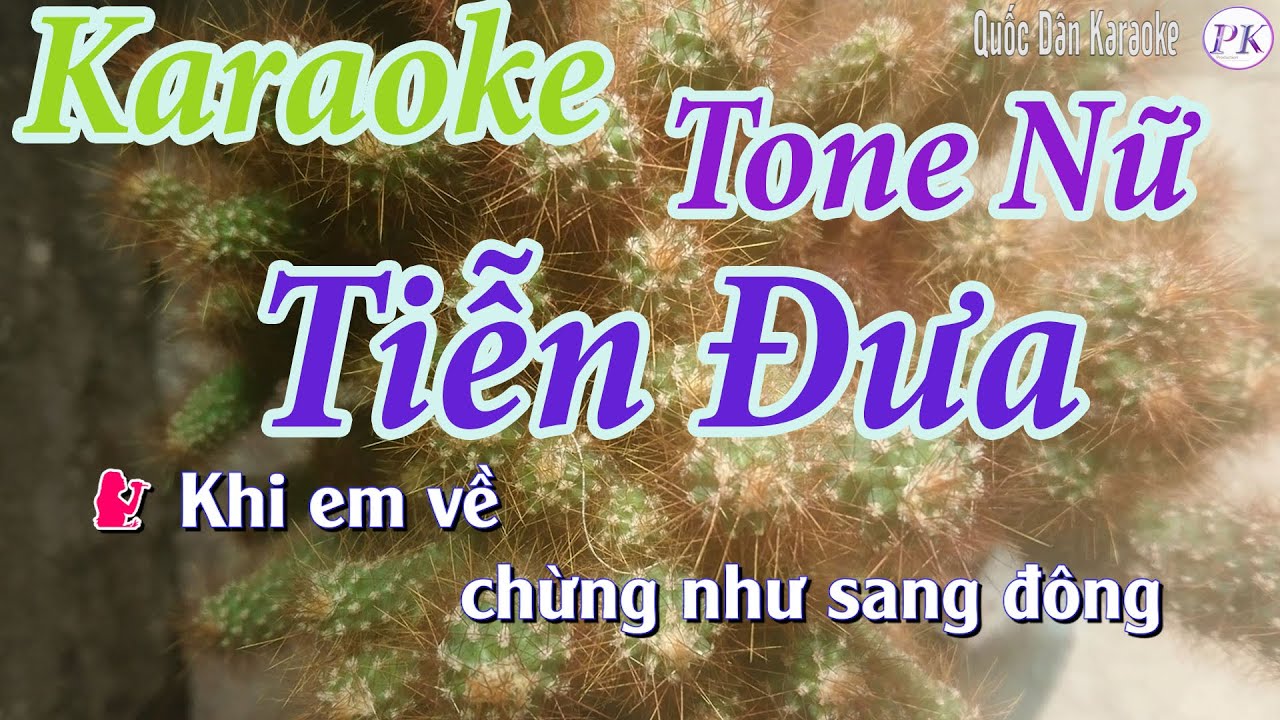 Karaoke Tiễn Đưa (Bossa Nova) - Tone Nữ (Si Thứ Bm) - Quốc Dân Karaoke