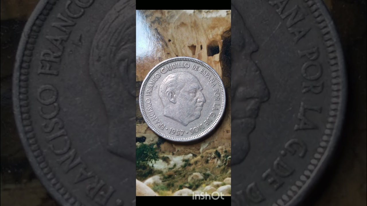 erreur in 5 ptas 1957 de espana 60