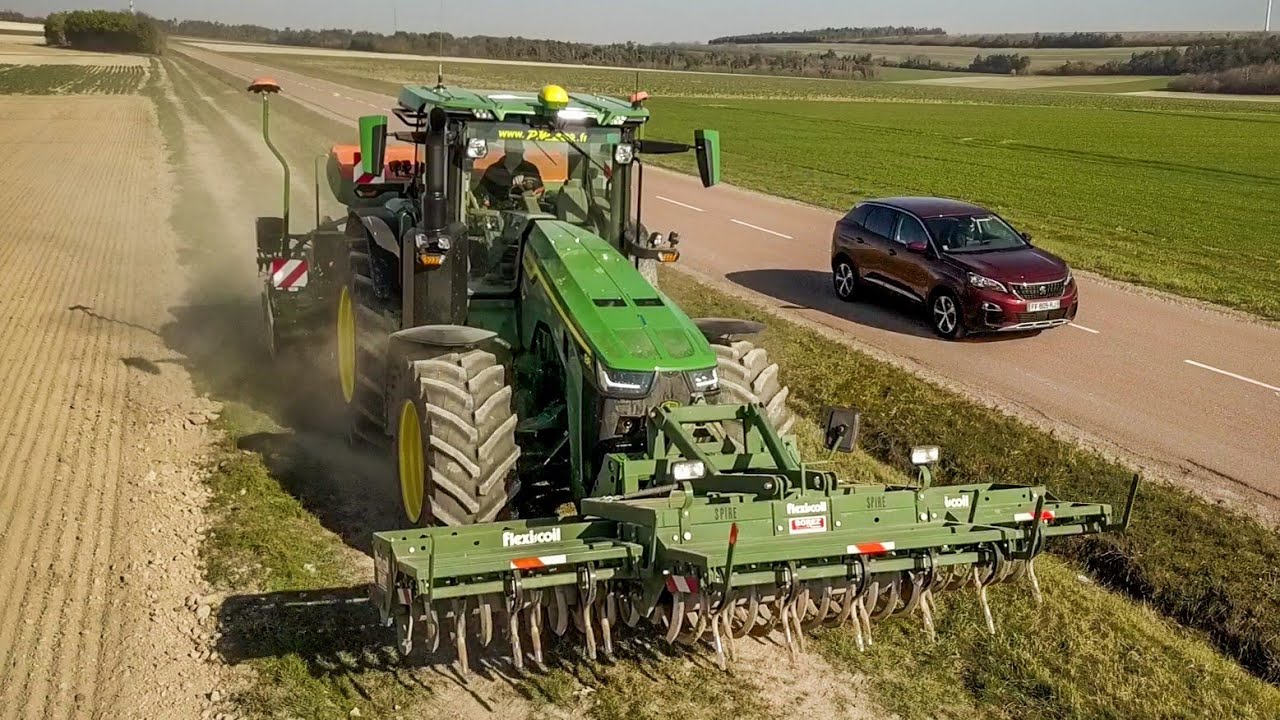 ‼️NEW John Deere 8r310 at work | Semis de printemps ‼️|