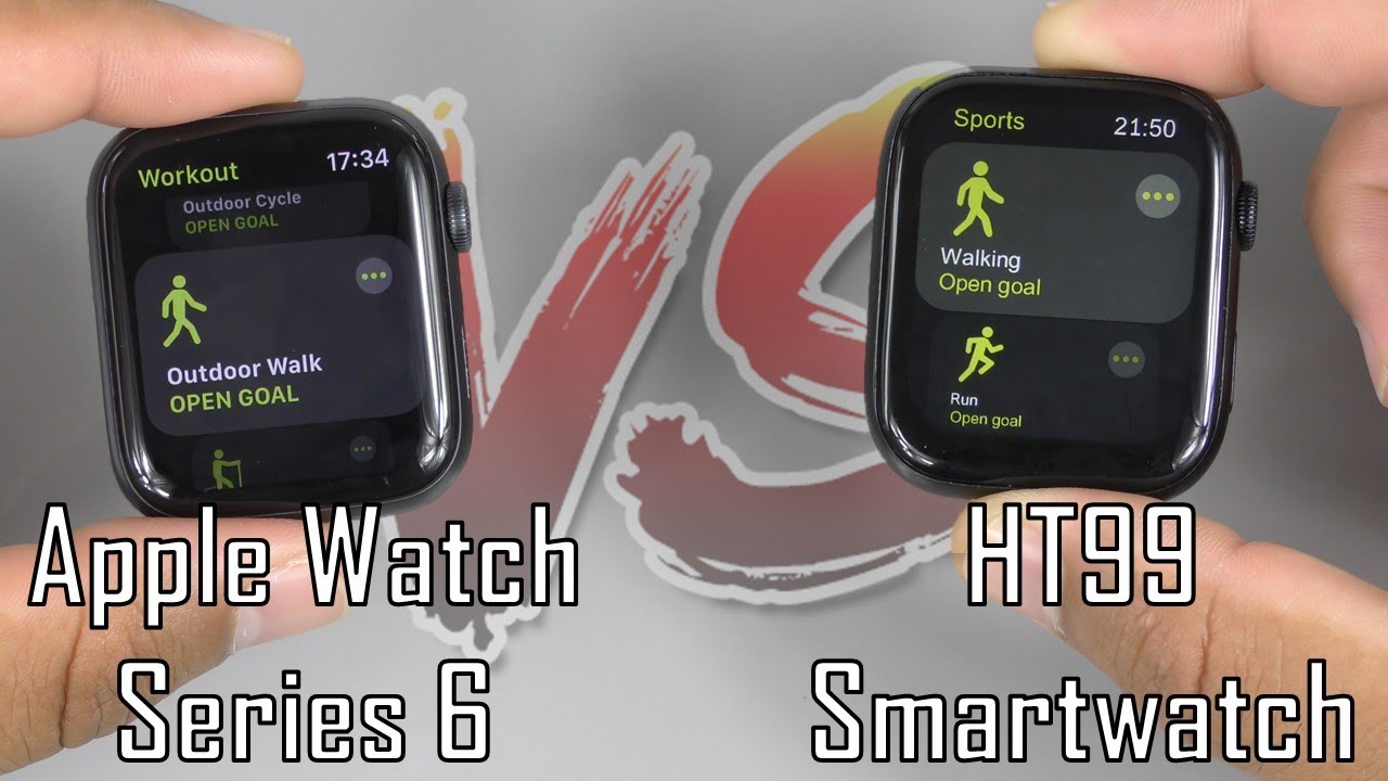 Apple Watch Series 6 VS HT99 Series 6 Smartwatch: A Comparison Between 2 Good Smartwatches!!