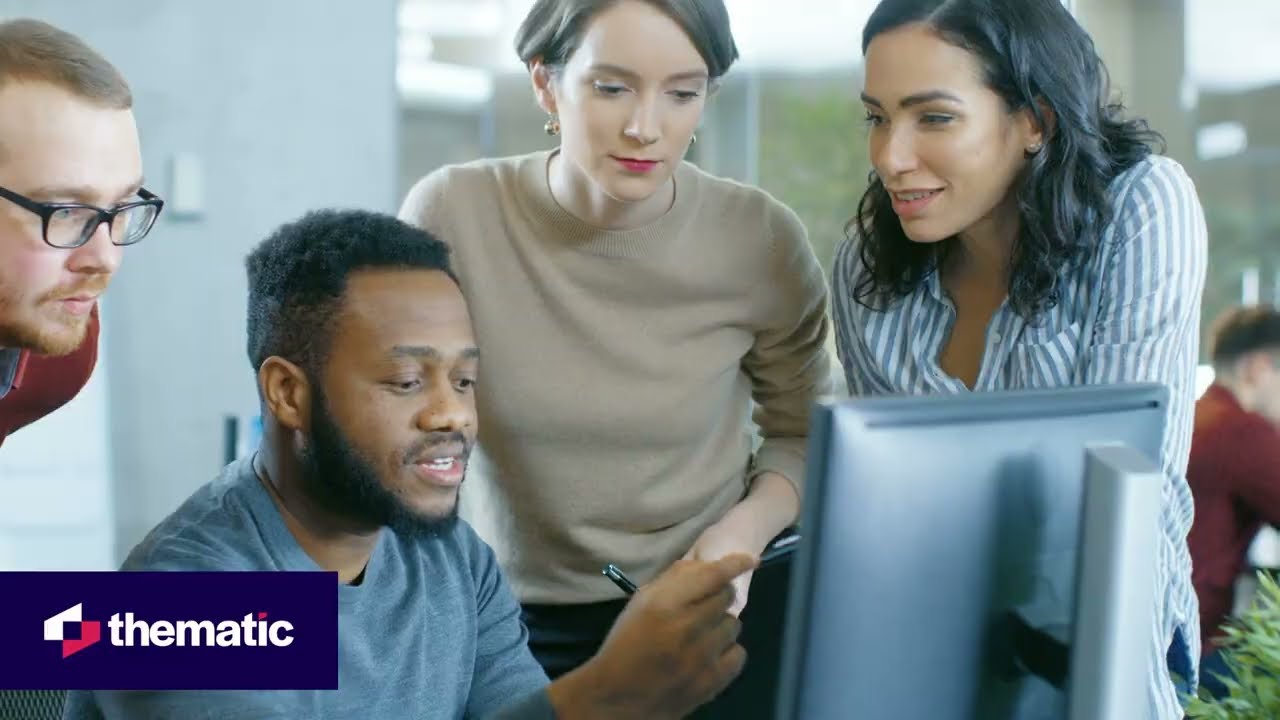 Introducing Thematic, an AI-powered feedback analytics software platform.