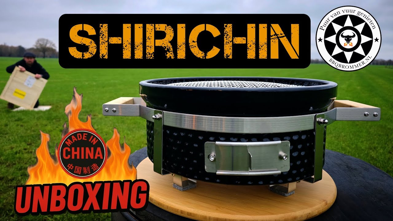 Unboxing Hibachi shirichi kamado stijl  keramische tafel bbq 