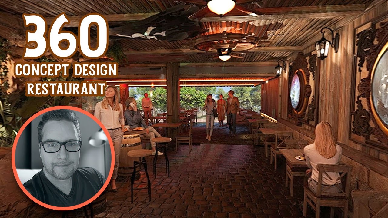 Lost Island Minigolf Mallorca - 360 - Pirate Restaurant -  Design Update By David Theming Works
