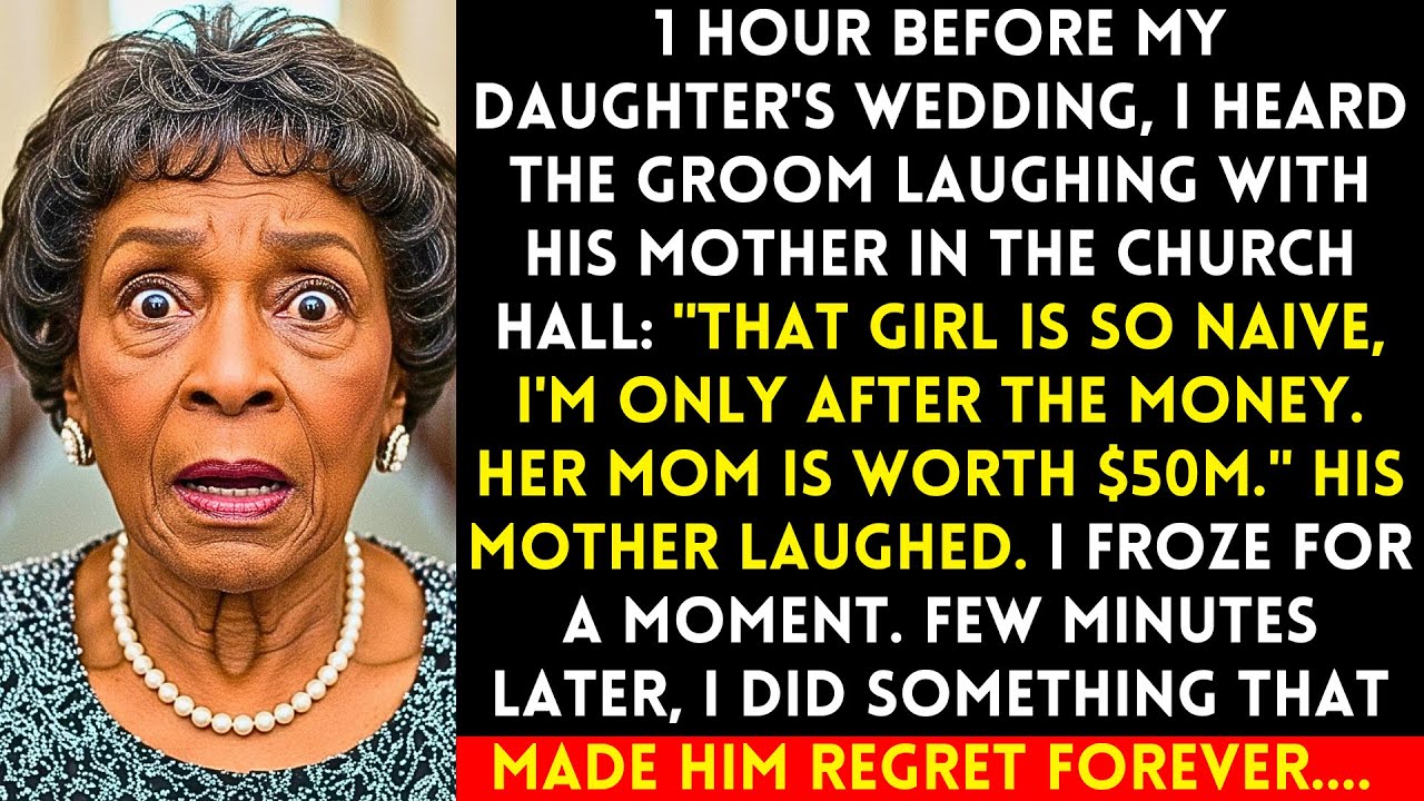 I Secretly Heard The Groom And His Mother Planning To Steal My Daughter's Money, So I Did Something.