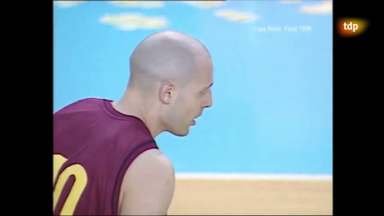 Sasha Djordjevic 1999 Korac Cup Final G2 FC Barcelona - Estudiantes