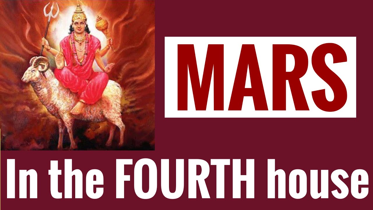 Mars in Fourth house (Mars 4th house) with all aspects (Vedic astrology)