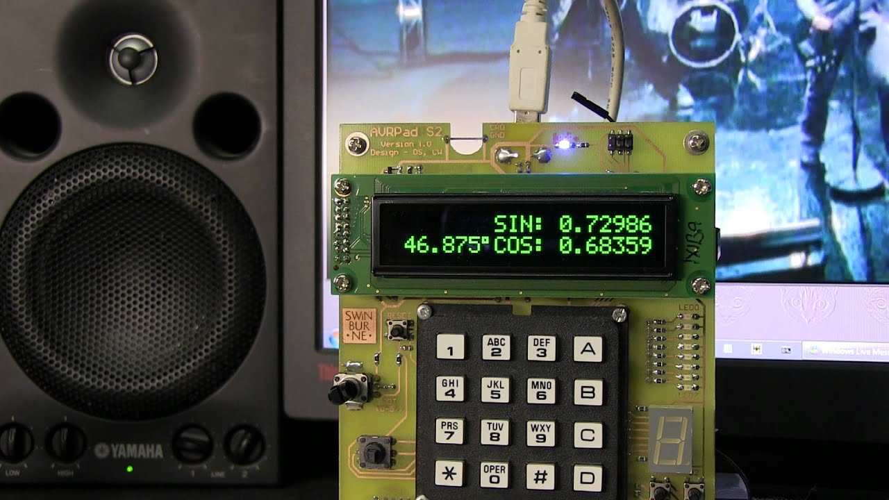 Using CORDIC To Calculate Sine & Cosine On 8bit AVR (ATMega88)