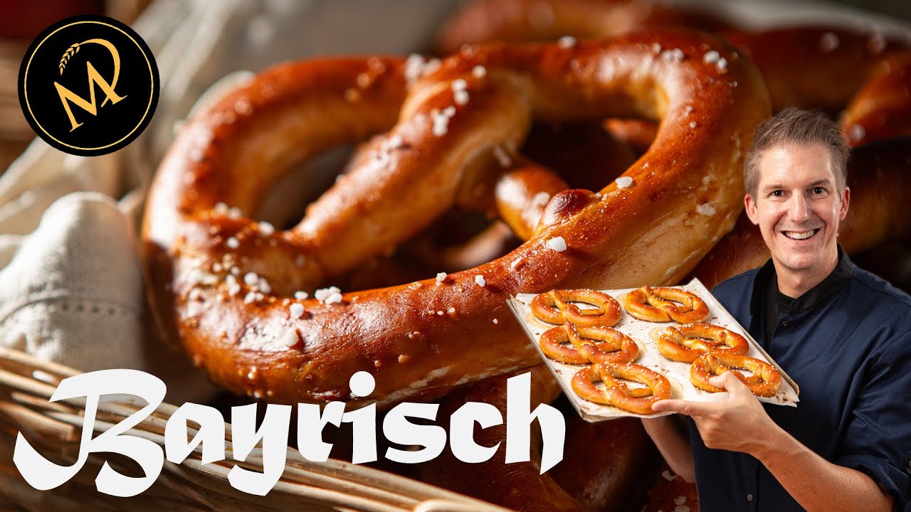 Bayrische Brezen - Laugenbrezel selber machen / Oktoberfest Rezepte