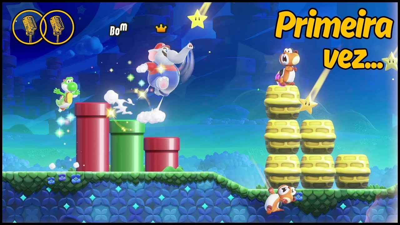 Nossa primeira experiência em Mario Wonder no modo cooperativo