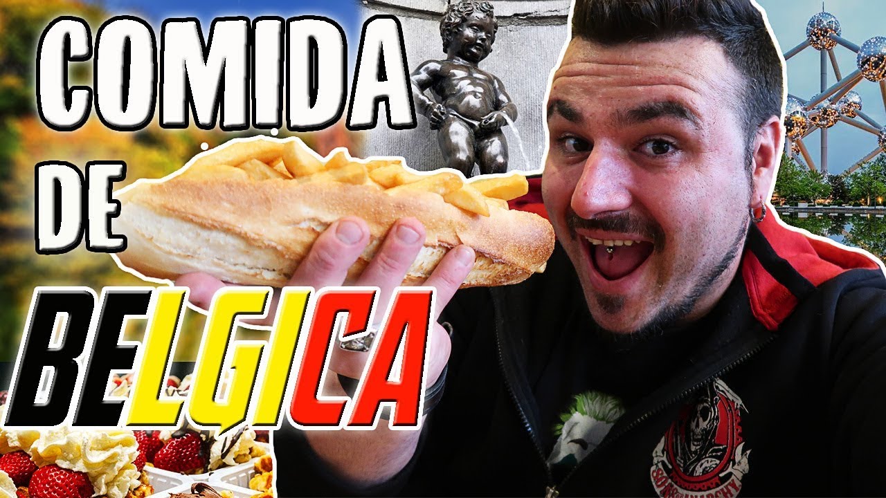Probando COMIDA TÍPICA de BÉLGICA | Metralleta, Chocolates, Mejillones y mucho más!