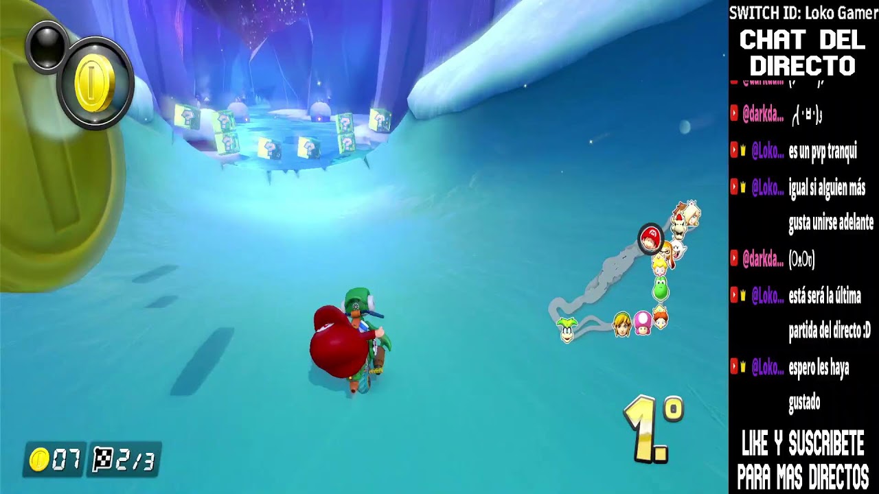 Jugando Mario Kart 8 Deluxe Online