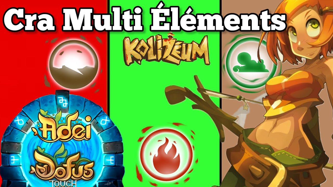 Cra multi lvl 200 stuff + Kolizeum sur DOFUS Touch