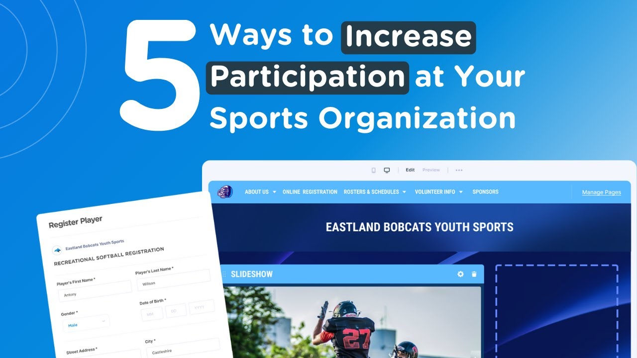 5 Ways to Increase Participation at Your Sports Organization 💪