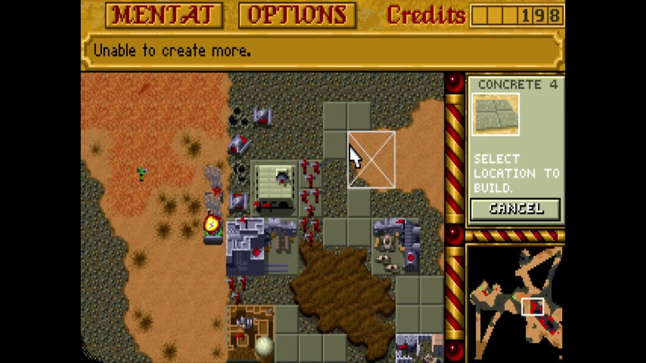 Arrivano i carri armati | Dune II [DOS] [PCEM] - Harkonnen - 4 