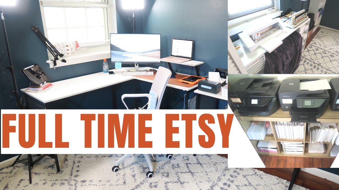 ETSY WAREHOUSE | OFFICE TOUR | SUCCESSFUL ETSY SHOP