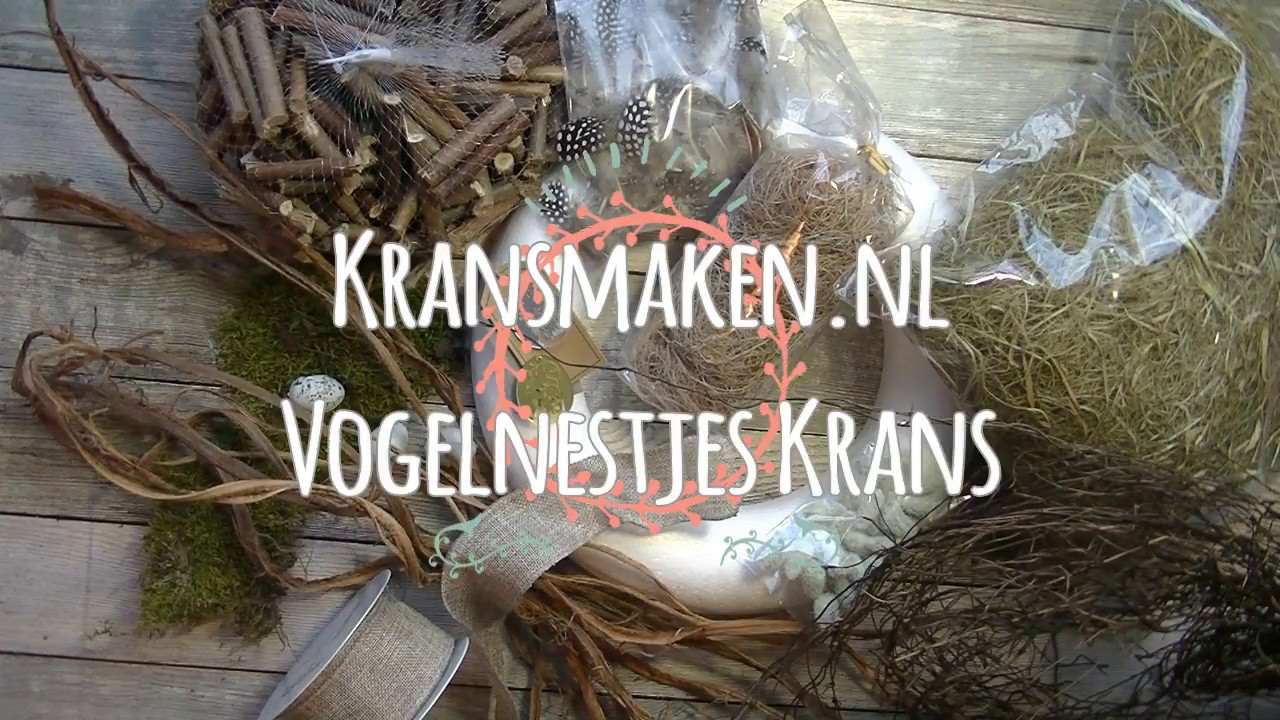 Vogelnestjes krans