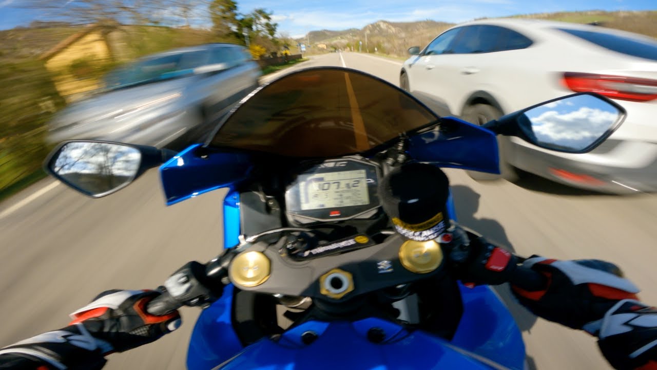 Full POV GSX-R Fast Street Riding | Pure Sound [RAW 4K]