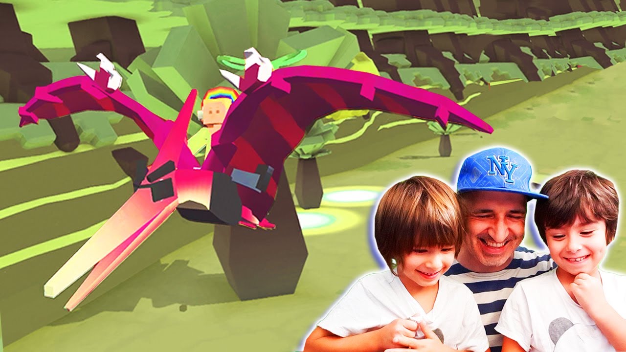 Pillamos un PTERODACTILO PIRATA y un BICHO que va como una MOTO!! Dani y Evan en RODEO STAMPEDE