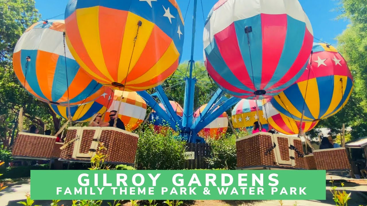 Gilroy Gardens Family Theme Park Tour 4th July | Water Oasis | Amusement park Gilroy, CA