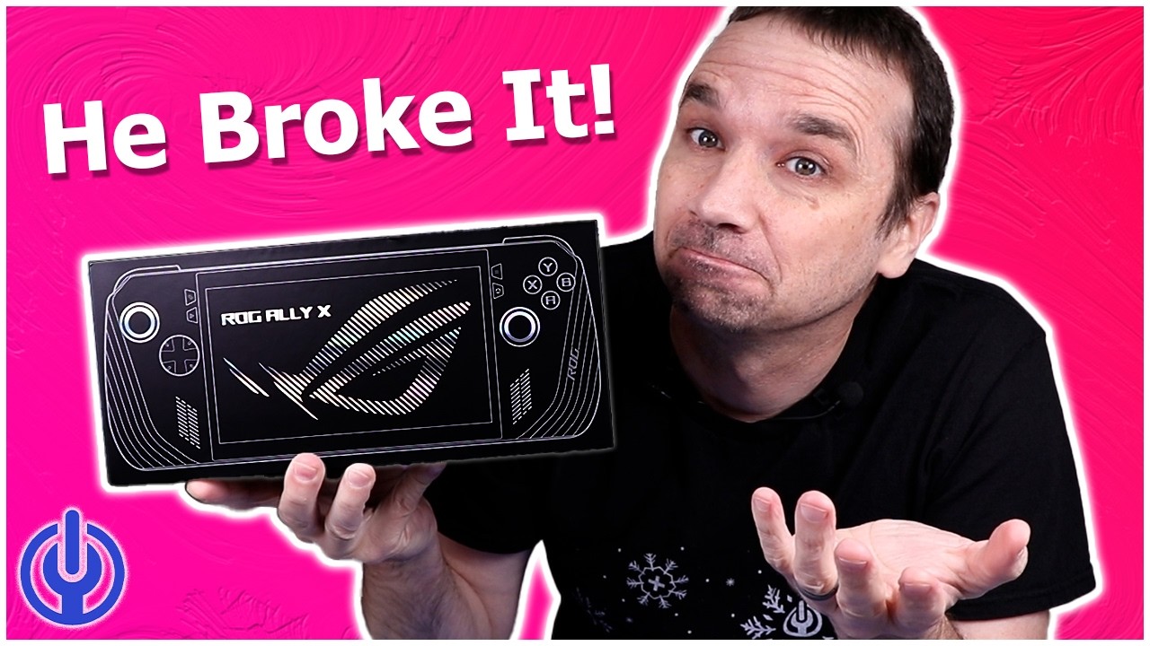 Он пытался починить свой ROG Ally X, а теперь он сломался! Давайте починим его!