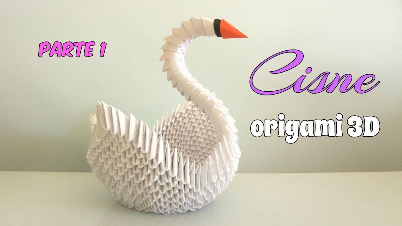 CISNE  ORIGAMI 3D/PRIMERA PARTE/paso a paso.
