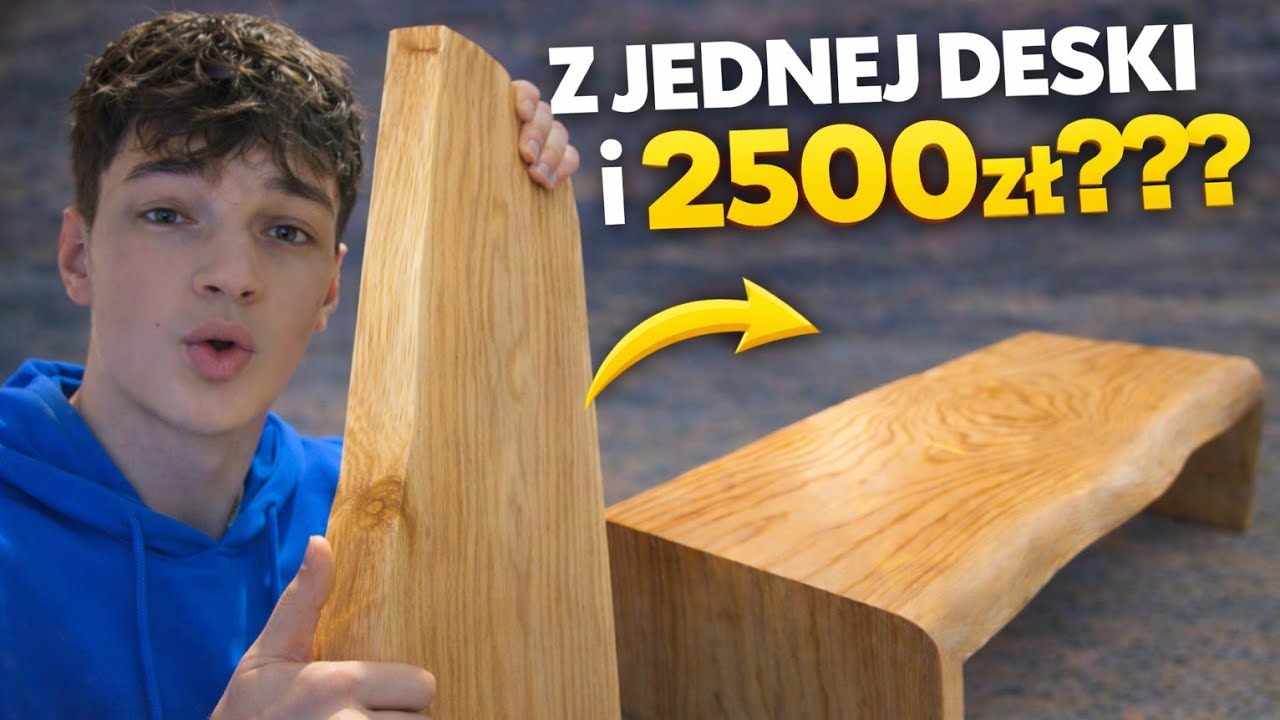ROBIĘ STOLIK KAWOWY ZA 2500ZŁ!!! Z JEDNEJ DESKI!!!