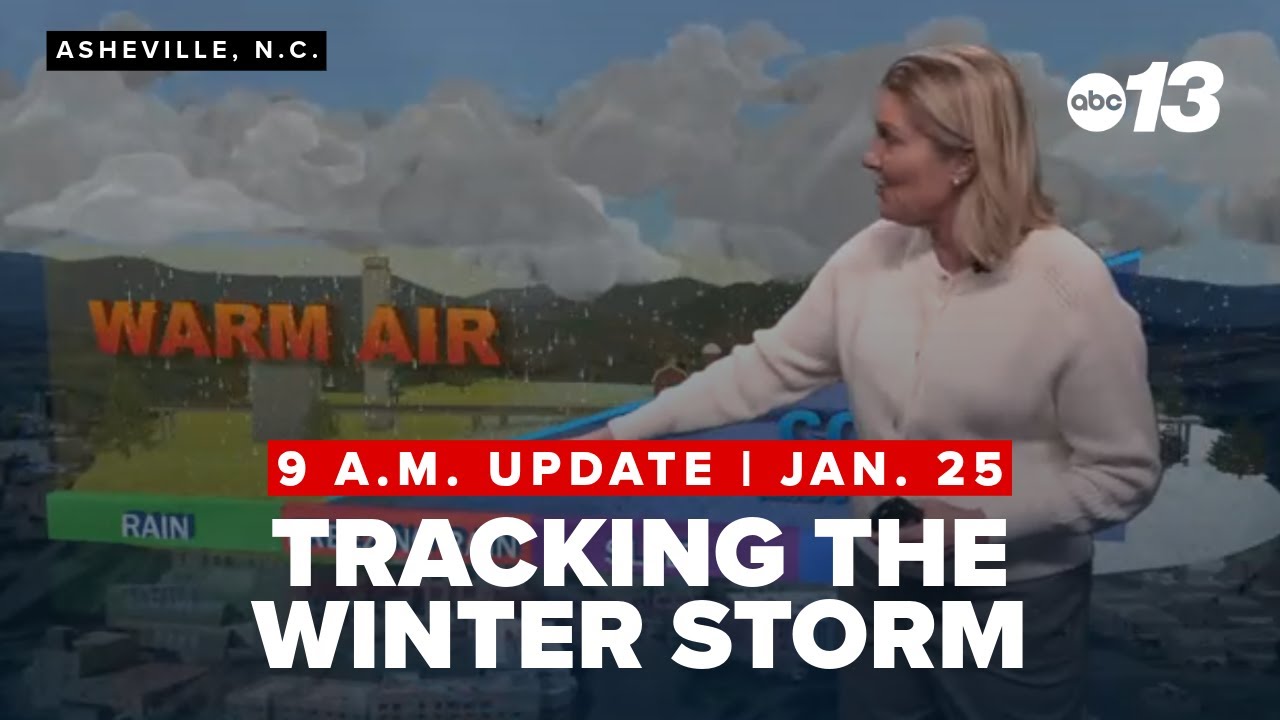Tracking the winter storm in WNC | Sunday morning update