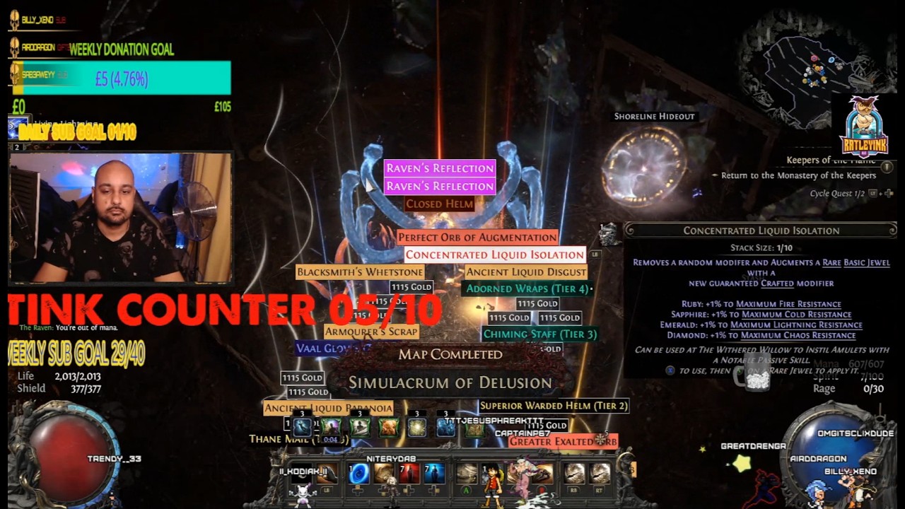 PATH OF EXILE 2 : SIMULACRUM SHOWCASE MY SPIRIT WALKER BUILD