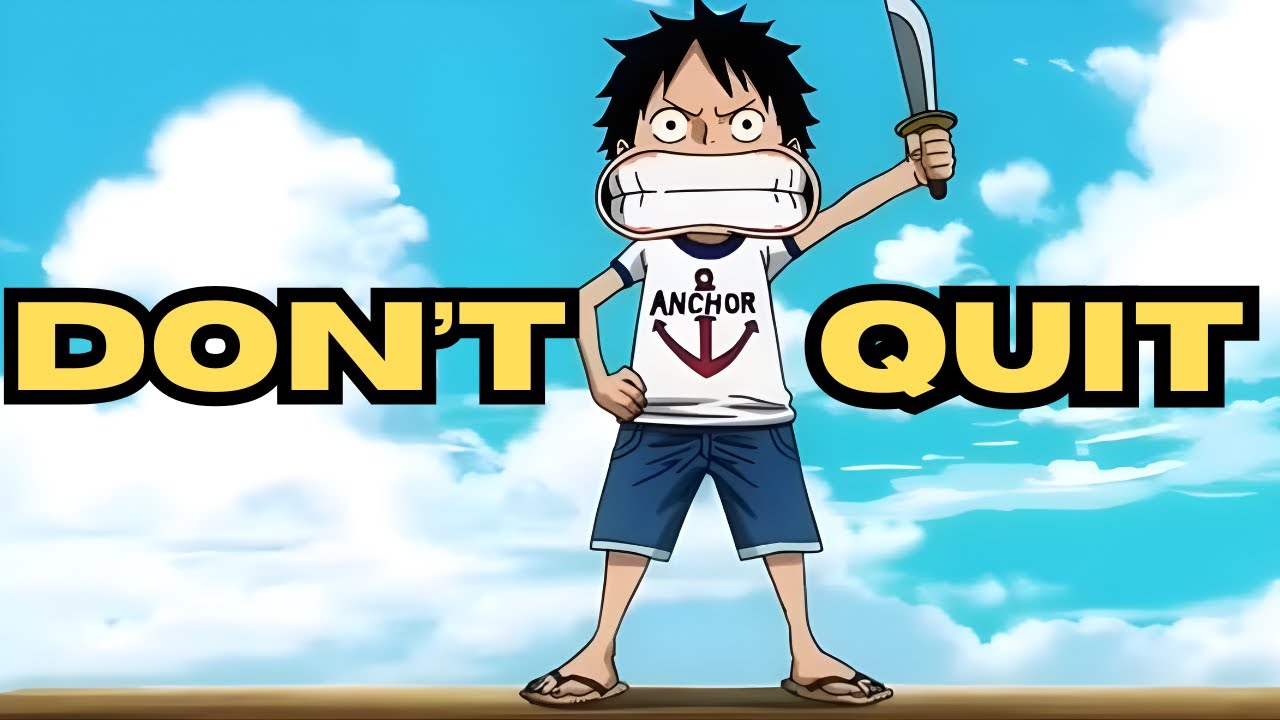 What One Piece TAUGHT ME About CHASING YOUR DREAM