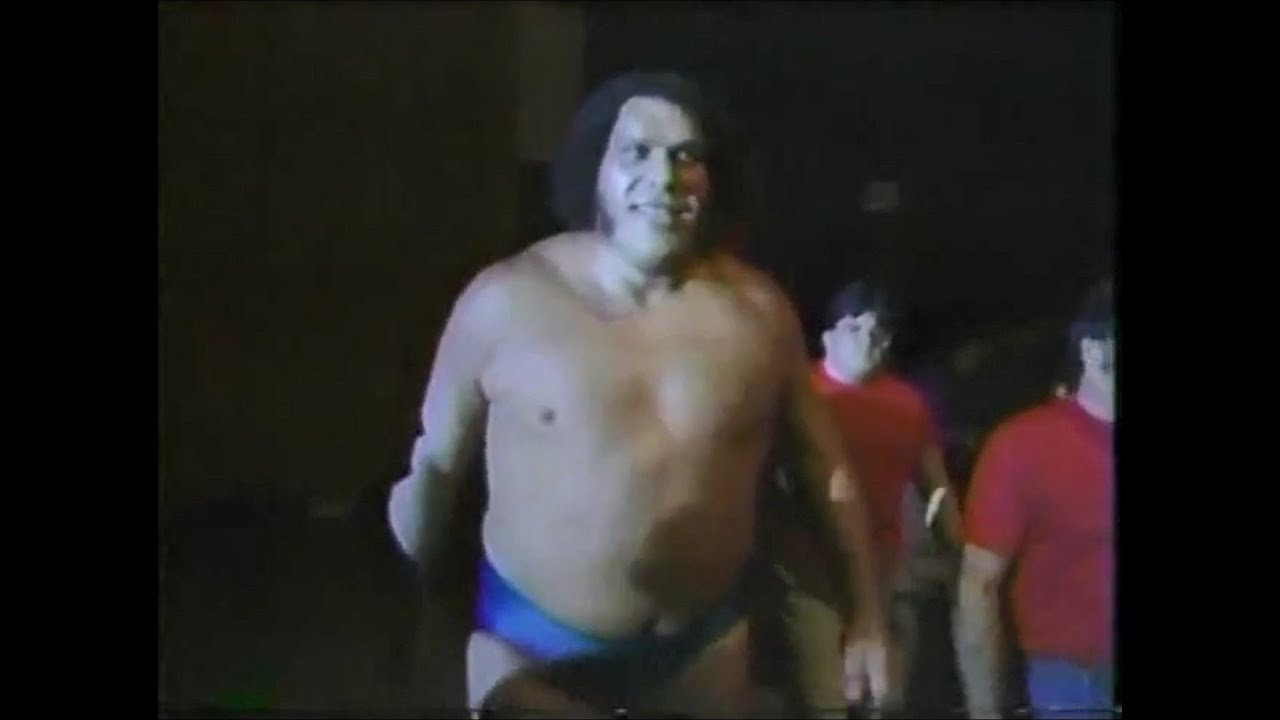 Andre the Giant in action   Championship Wrestling Oct 6th, 1984